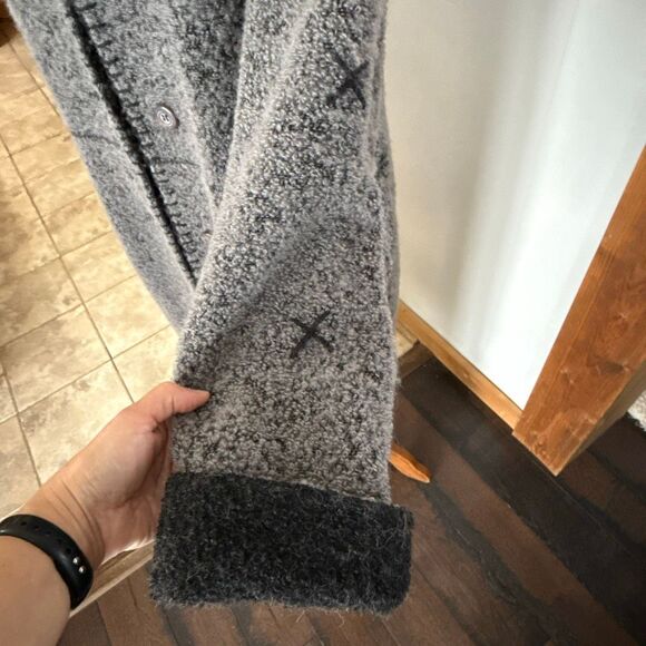 Vintage Sabau Furs Cleveland OH wool trench coat women’s size medium brown long - Picture 5 of 12